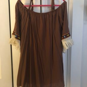 Off the Shoulder Strap dress